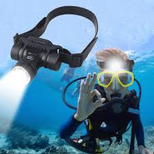 Linterna Frontal LED Impermeable para Buceo XAEIOW
