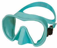 Máscara de Buceo y Snorkel Maxlux S Beuchat Azul Hielo
