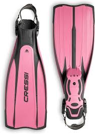 Aletas Cressi Pro Light Unisex Negro/Rosa S/M