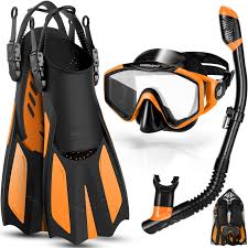 Kit de Snorkel 3 en 1 Odoland con Gafas de Vista Panorámica