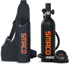 SMACO S400 Plus: Mini Bombona de Buceo Portátil