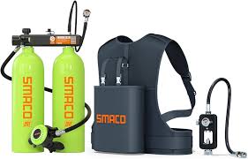 Botella de Buceo SMACO 2L - Doble Tanque Recargable