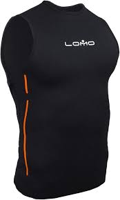 Chaleco Neopreno Lomo para Hombre - Negro
