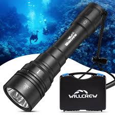 Linterna de Buceo Profesional Willcrew DX150 - 15000 Lúmenes