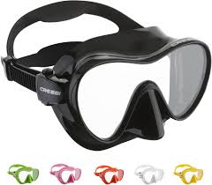 Máscara CRESSI F1 Negra - Monocristal Frameless