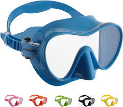 Máscara CRESSI F1 Azul - Monocristal Frameless