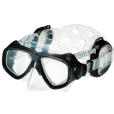 Máscara de Buceo Pro-Ear de Silicona Transparente Ist/Dolphin
