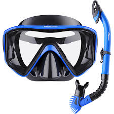 Gafas de Buceo Malker con Snorkel Seco para Adultos
